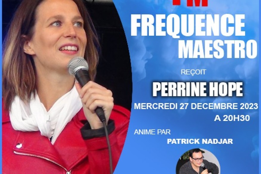 PERRINE HOPE DANS L'ÉMISSION "FREQUENCE MAESTRO"